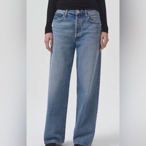 AGOLDE Low Slung Baggy Wide Leg in Libertine Size 26